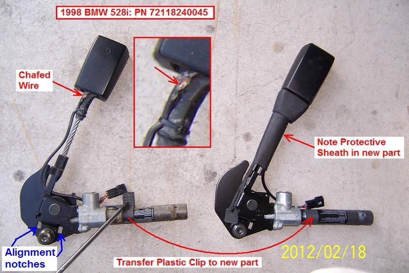 Bmw replacement seatbelts #2